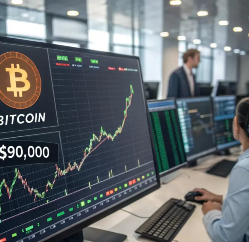 Bitcoin вновь выше $90 000: рост, тренды и прогнозы инвесторов